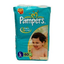 PAMPERS LARGE 60 U
